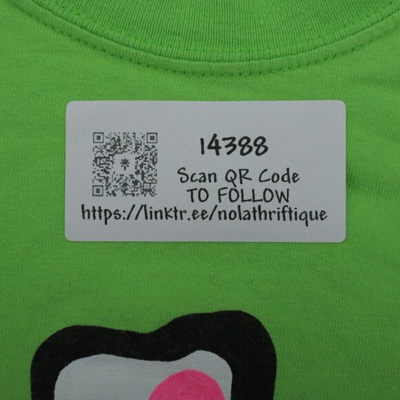 Piece Love Workout Shirt Men L Green Gildan Short Sleeve Crew Graphic Print T - Picture 15 of 15